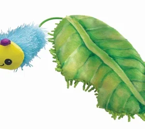 Kong Flingaroo Rups Met Blad Met Catnip 25,5X8,5X3 CM