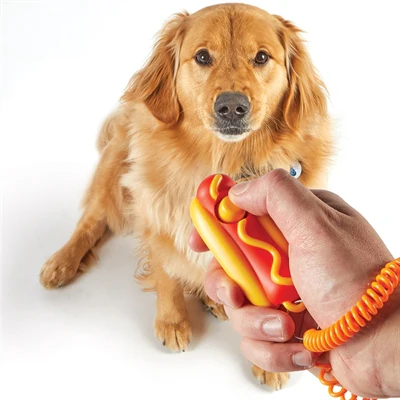 Brightkins Smarty Pooch Training Clicker Hotdog - Afbeelding 4